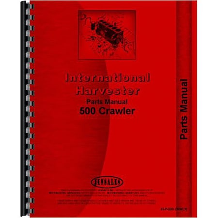 Crawler Parts Manual Fits International Harvester 500